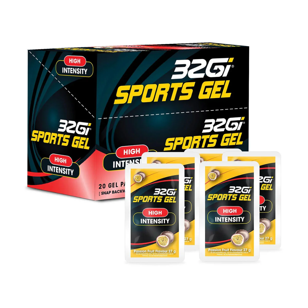 32Gi Sports Energy Gel | Quick Releasing Energy | Patended Snap Open Technology- 27g each- Pack of 3