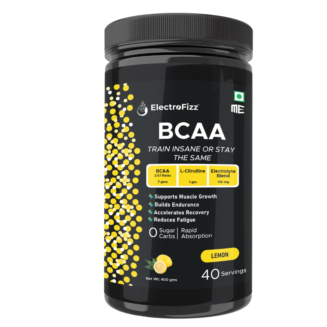 ElectroFizz Advanced BCAA 7Gms (2:1:1) -Green Apple Flavor- 400 Gms
