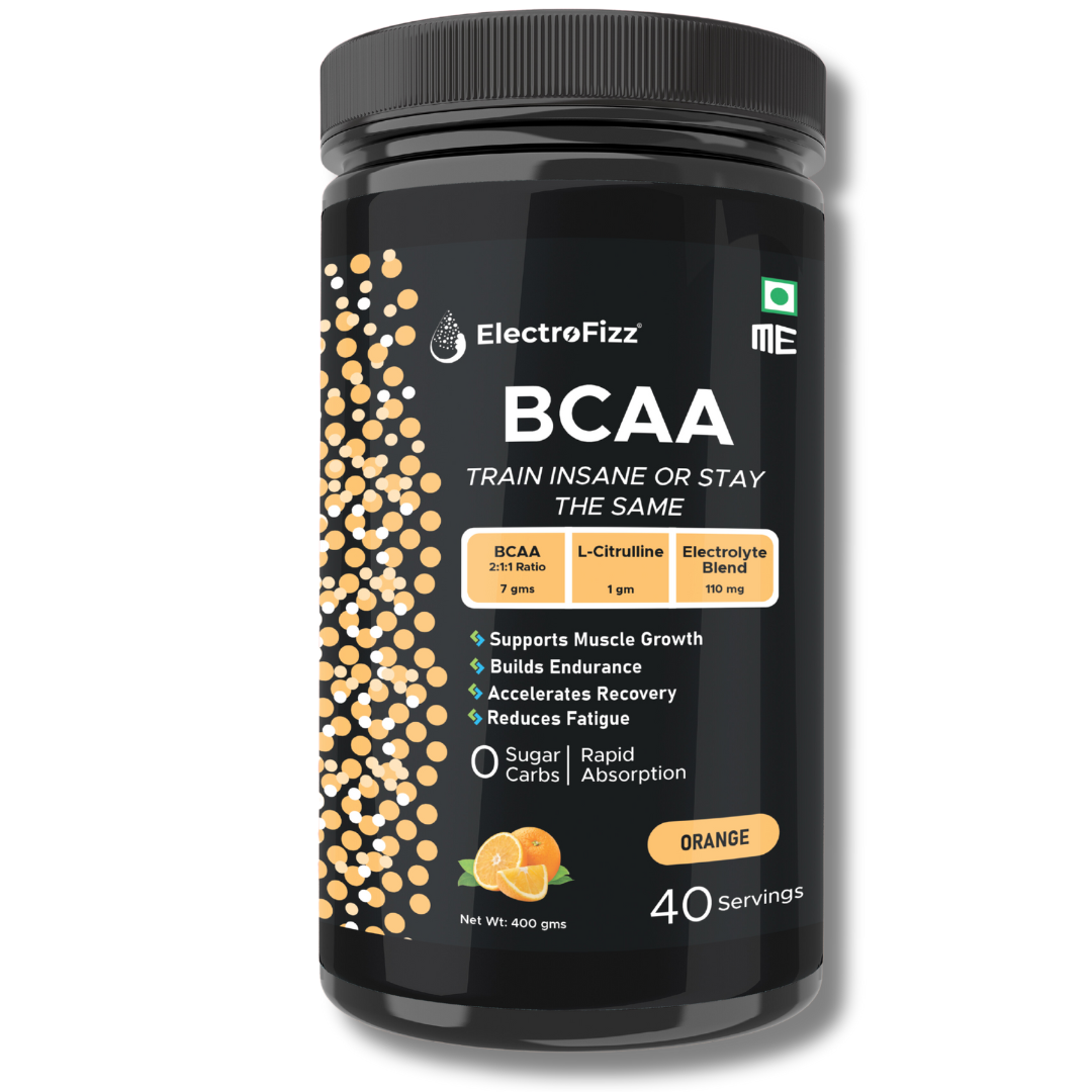 ElectroFizz Advanced BCAA 7Gms (2:1:1) -Green Apple Flavor- 400 Gms