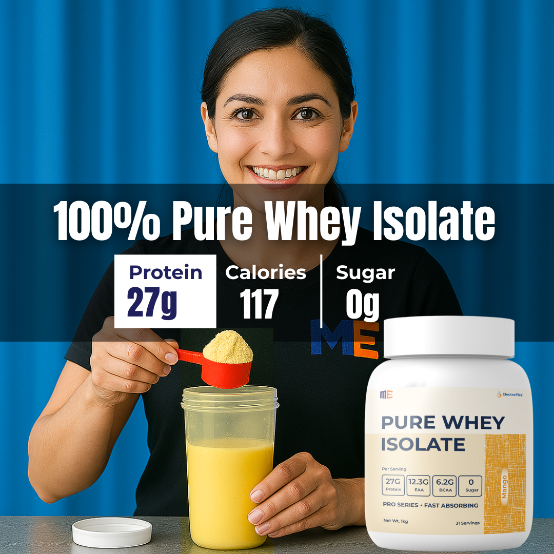 Whey Protein Isolate Pro Series, Clean Ingredients, Fast Absorption- 1kg Jar