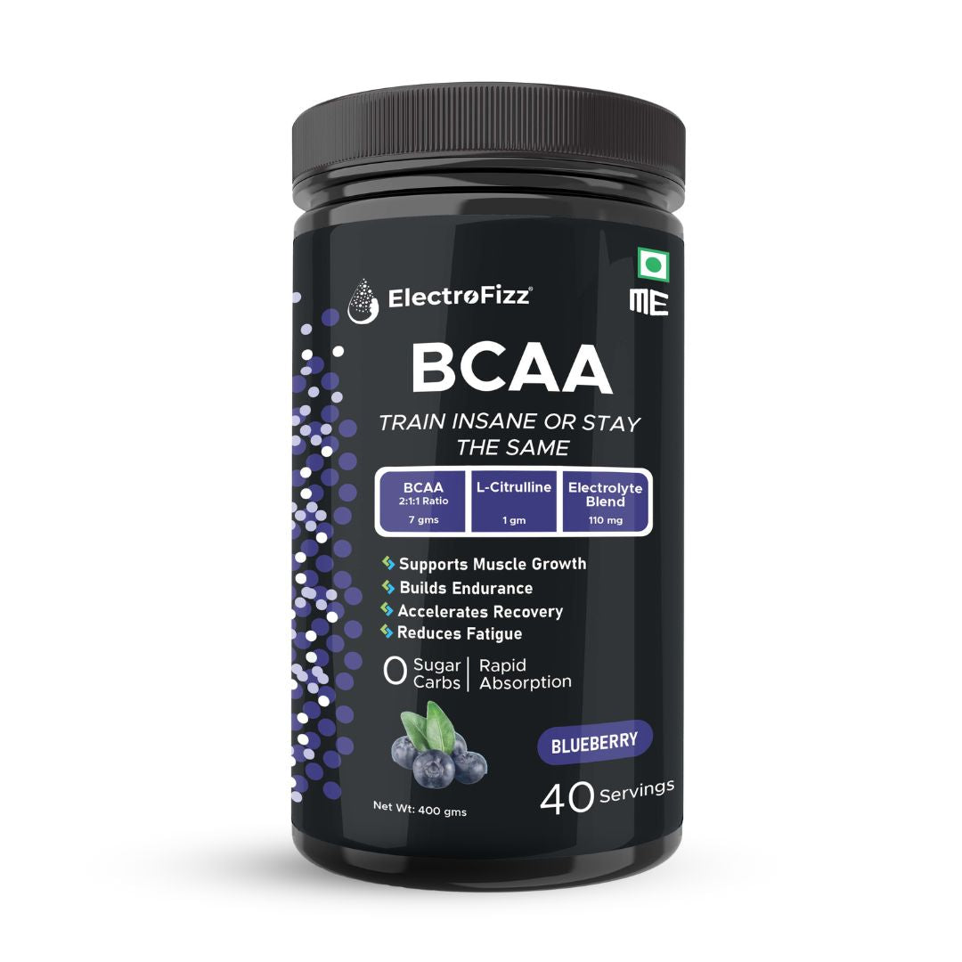 ElectroFizz Advanced BCAA 7Gms (2:1:1) -Green Apple Flavor- 400 Gms