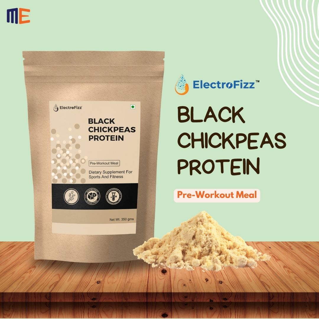 ElectroFizz Black Chickpeas Protein Powder with Rock Salt & Cumin- 350gms