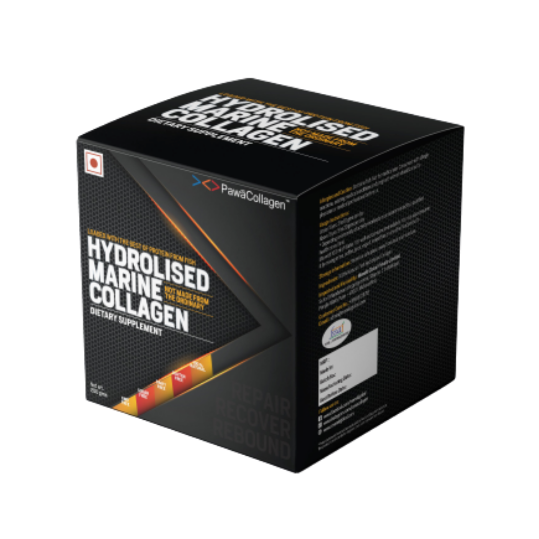 PawaCollagen Hydrolysed Marine Collagen (Peptide) Powder 200 gms