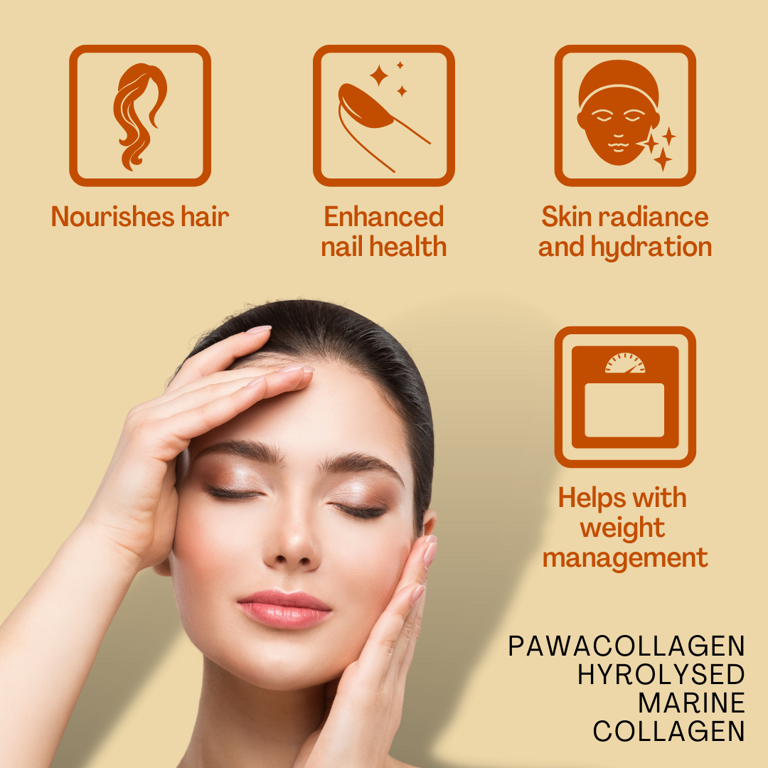 PawaCollagen Hydrolysed Marine Collagen (Peptide) Powder 75 gms