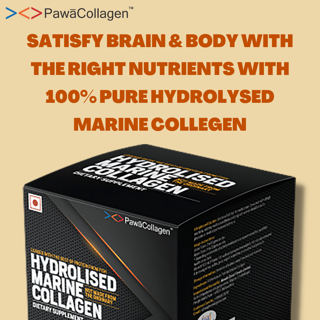 PawaCollagen Hydrolysed Marine Collagen (Peptide) Powder 200 gms