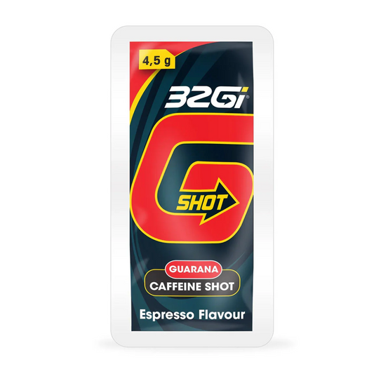 32Gi G-Shot Gel, potent 60 mg caffeine boost, liquid guarana, patented snap open technology, pre-workout boost - 4.5g each pack