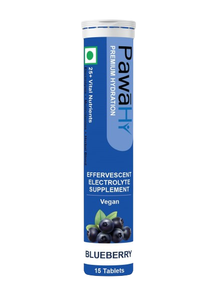 PawaHy Electrolyte Energy Reload Instant Hydration - Orange, Pack of 2 (30 Tablets)