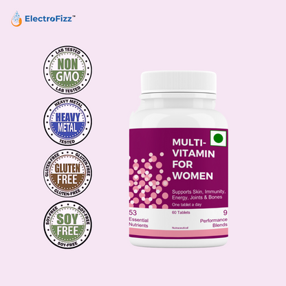 NutriEkspert Multivitamin for Women,53 Essential Nutrients-60 Tablets