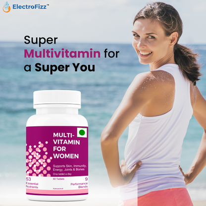 NutriEkspert Multivitamin for Women,53 Essential Nutrients-60 Tablets
