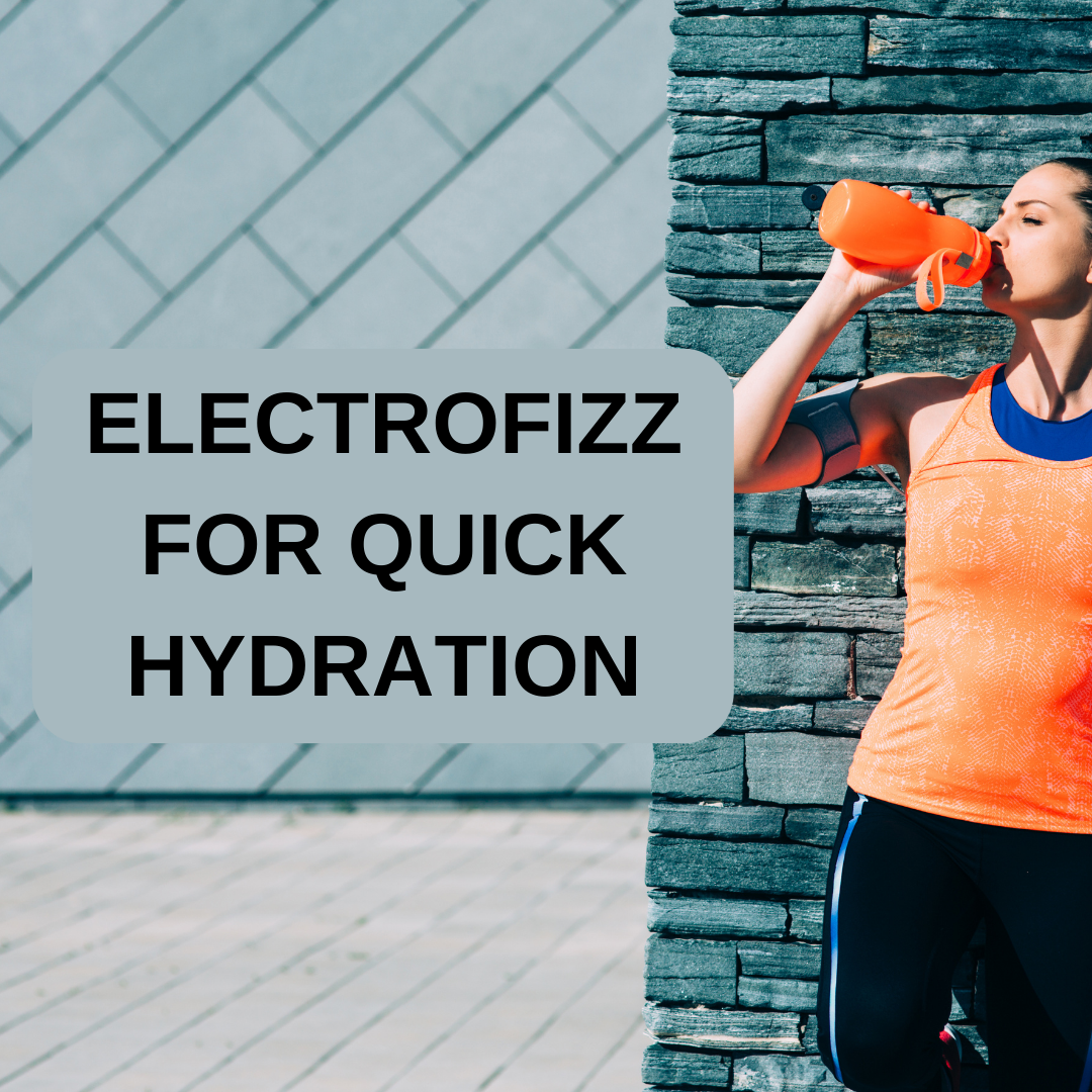 ElectroFizz Electrolyte Energy Drink for Workout, Sports Drink for Men and Women - 40 Effervescent Tablets (Pack of 2 tubes) -Orange
